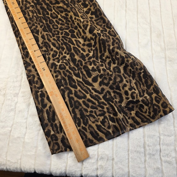 Ralph Lauren Purple Label Daria Ocelot Print Linen Voile Pants Womens 10 $1990 - Picture 8 of 11